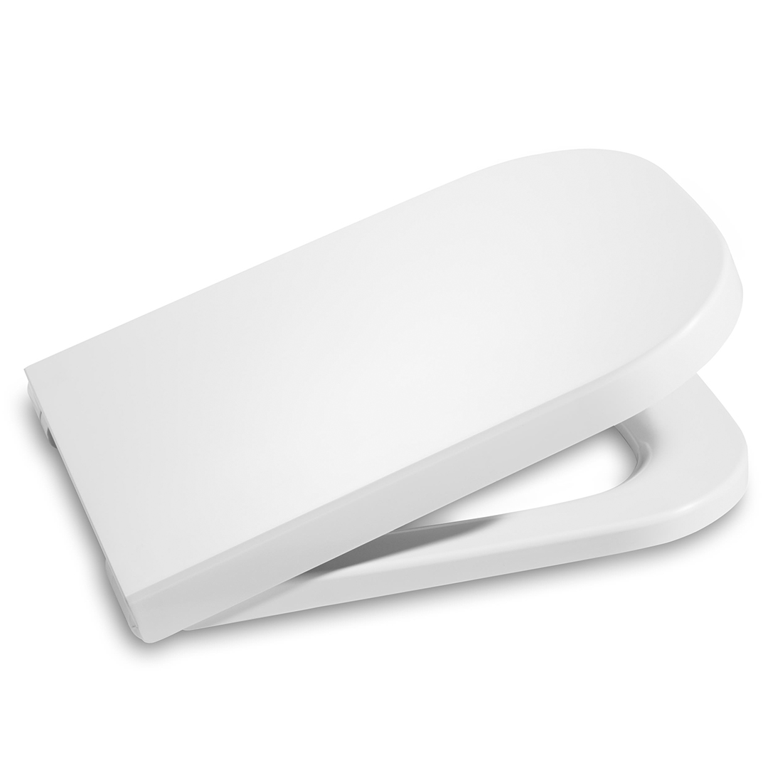 SQUARE - Seat and lid for toilet bowl with slow fall A80147200B ROCA – Roca Испания 11.21.57.0059